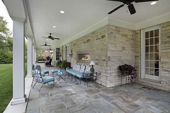 Two Sided Fireplace – indoor / outdoor | Fresh by Tara